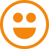 Icon indicating smile